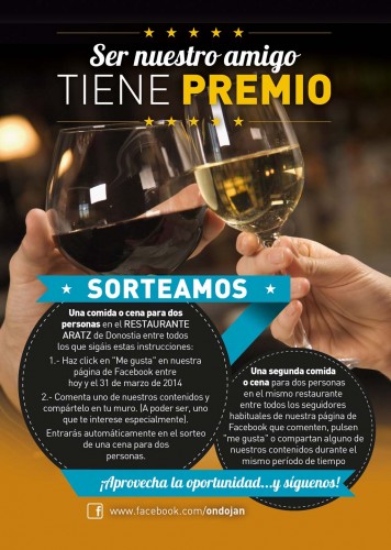 SER NUESTRO AMIGO, TIENE PREMIO!! Imagen 1